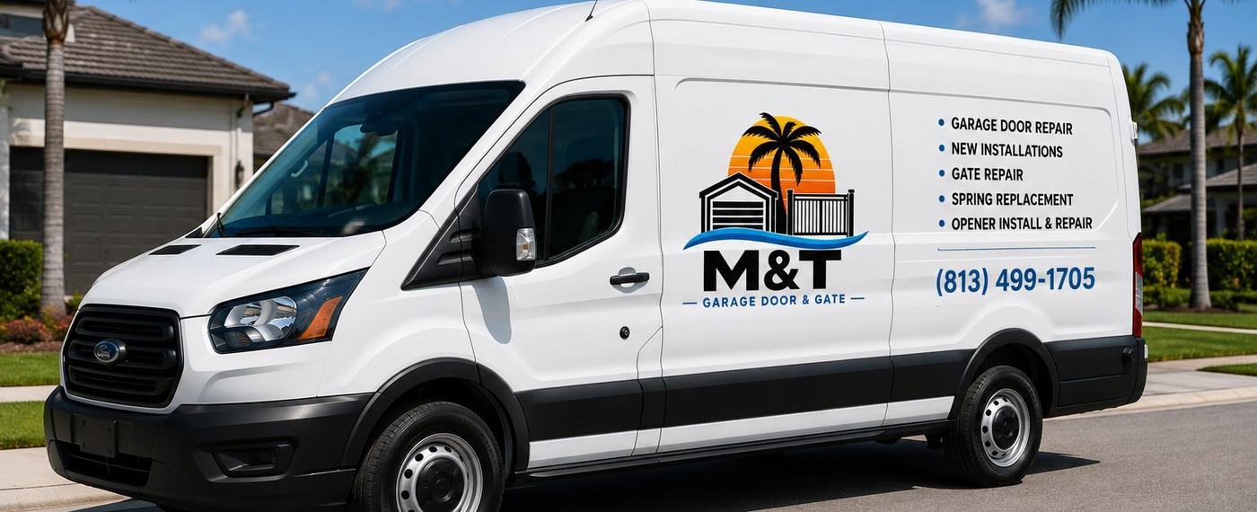 Garage door repair in Tampa, FL by M&T Garage Door & Gate